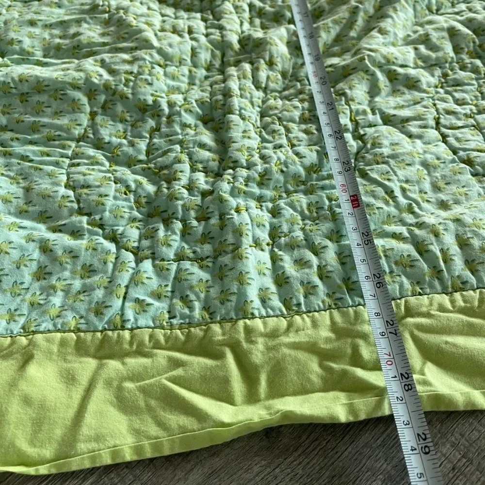 DEVI block print baby quilt